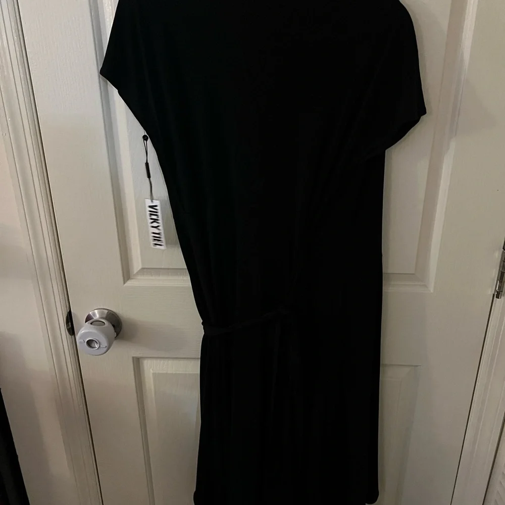 Vicky Tiel Black Midi Dress - Picture 5 of 5